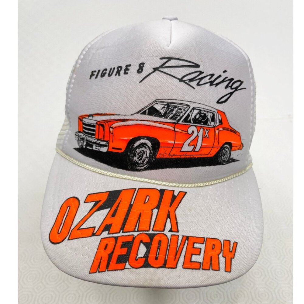 VTG Ozark Recovery Stock Car Monte Carlo Racing Trucker Hat Cap Snapback Mesh